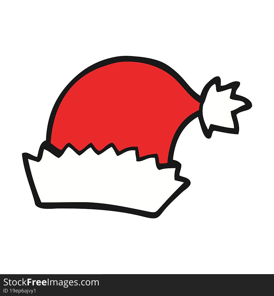 cartoon christmas hat