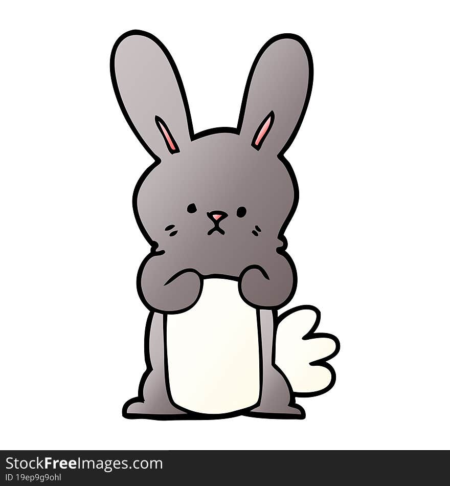 cartoon doodle bunny rabbit