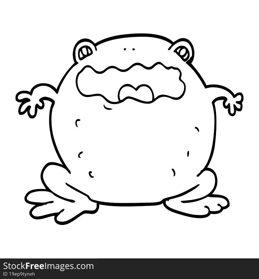 Cartoon Toad