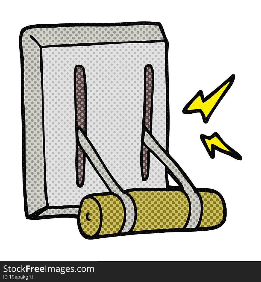 Cartoon Electrical Switch