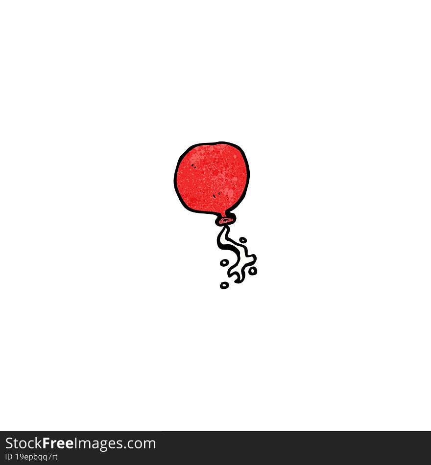 cartoon water balloon