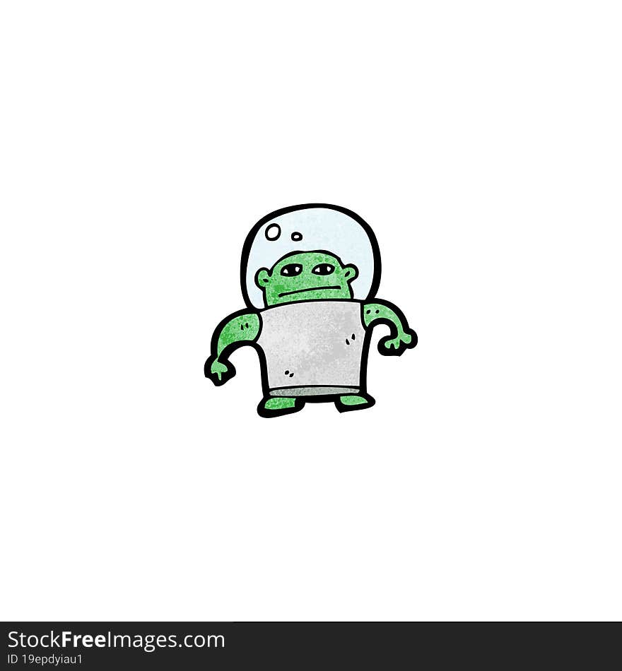 cartoon alien