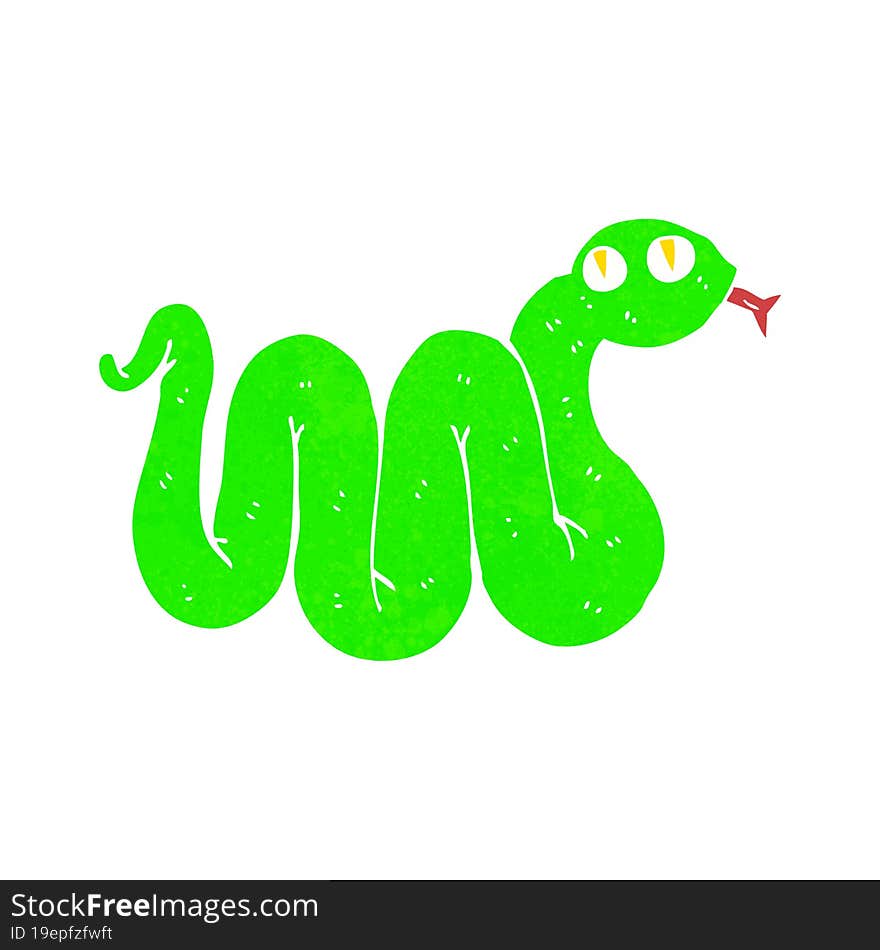 funny cartoon snake