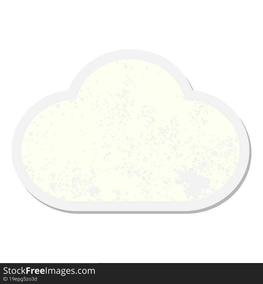 cloud grunge sticker