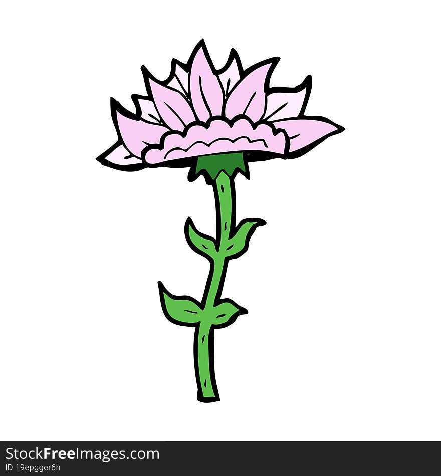 cartoon flower