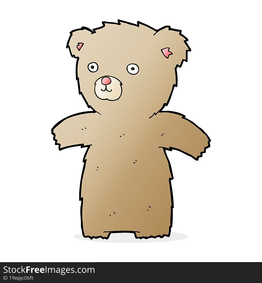 cute cartoon teddy bear