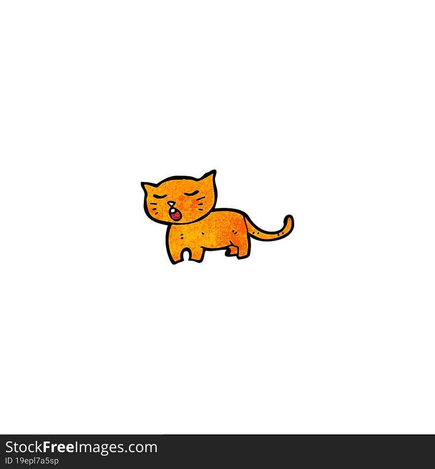 funny cartoon cat