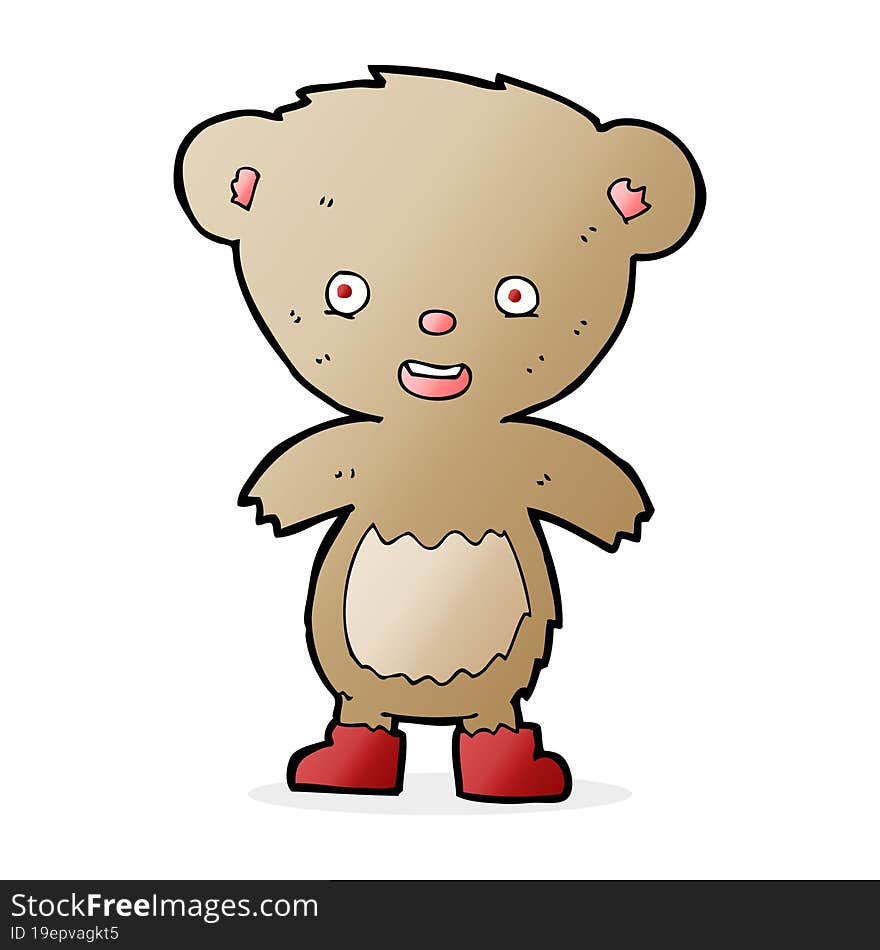 cartoon teddy bear