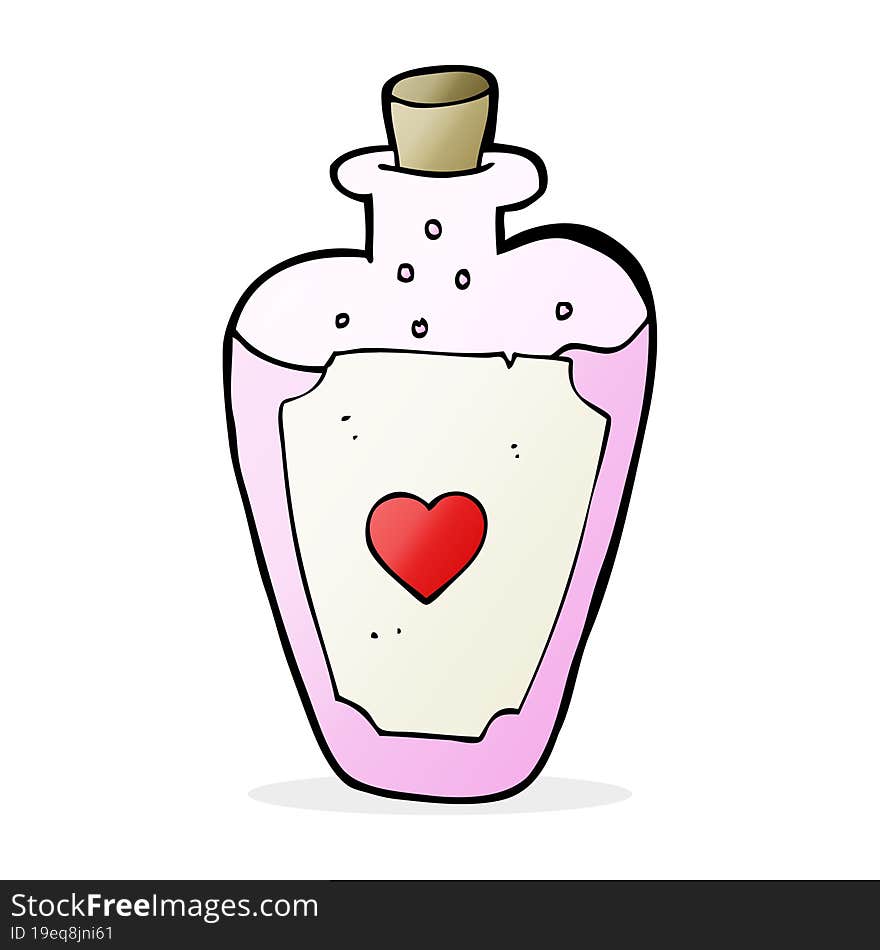 cartoon love potion