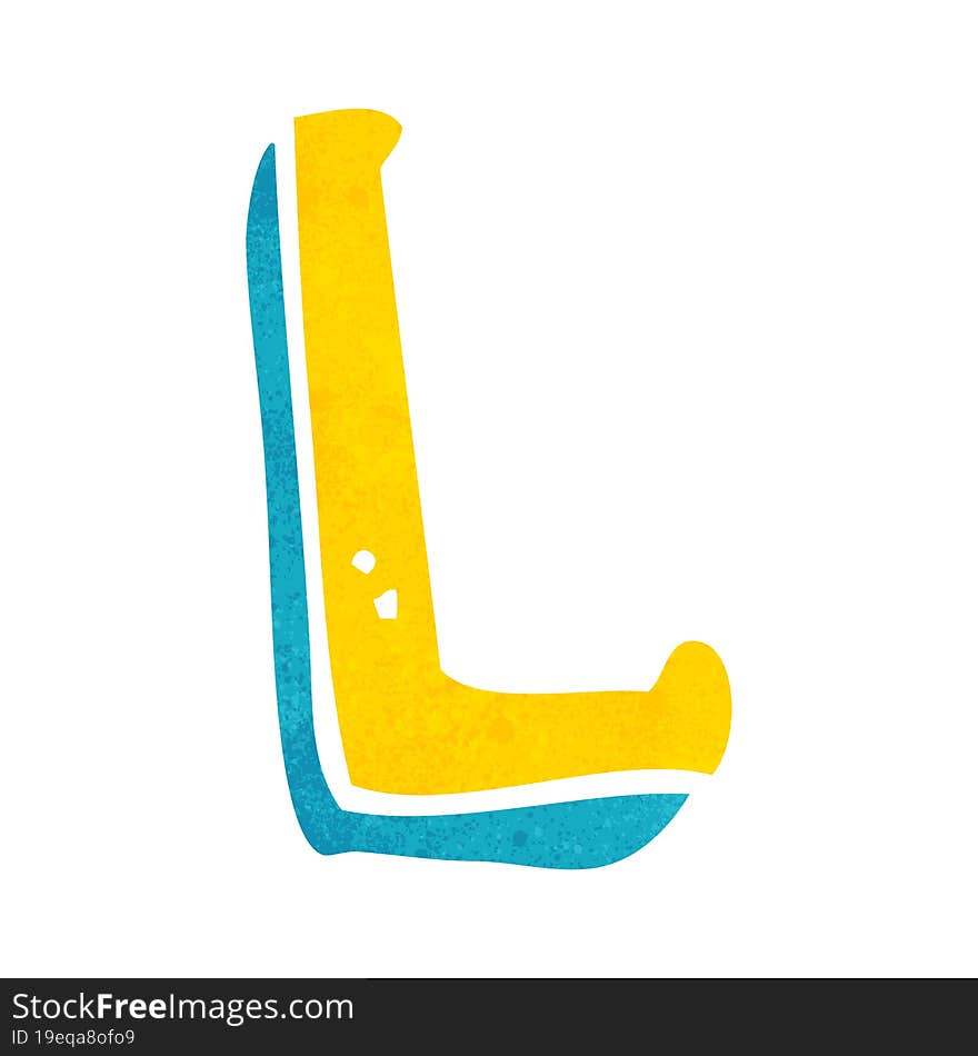 Cartoon Letter L