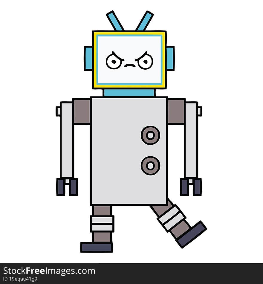 Cute Cartoon Robot