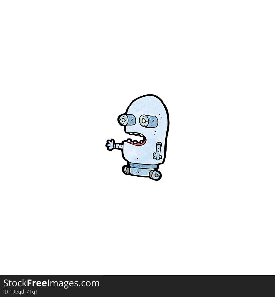 cartoon robot