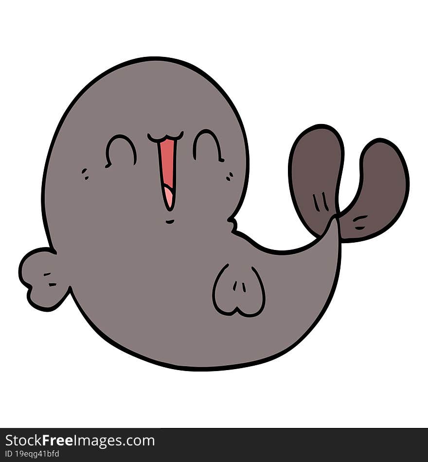 cute cartoon whale