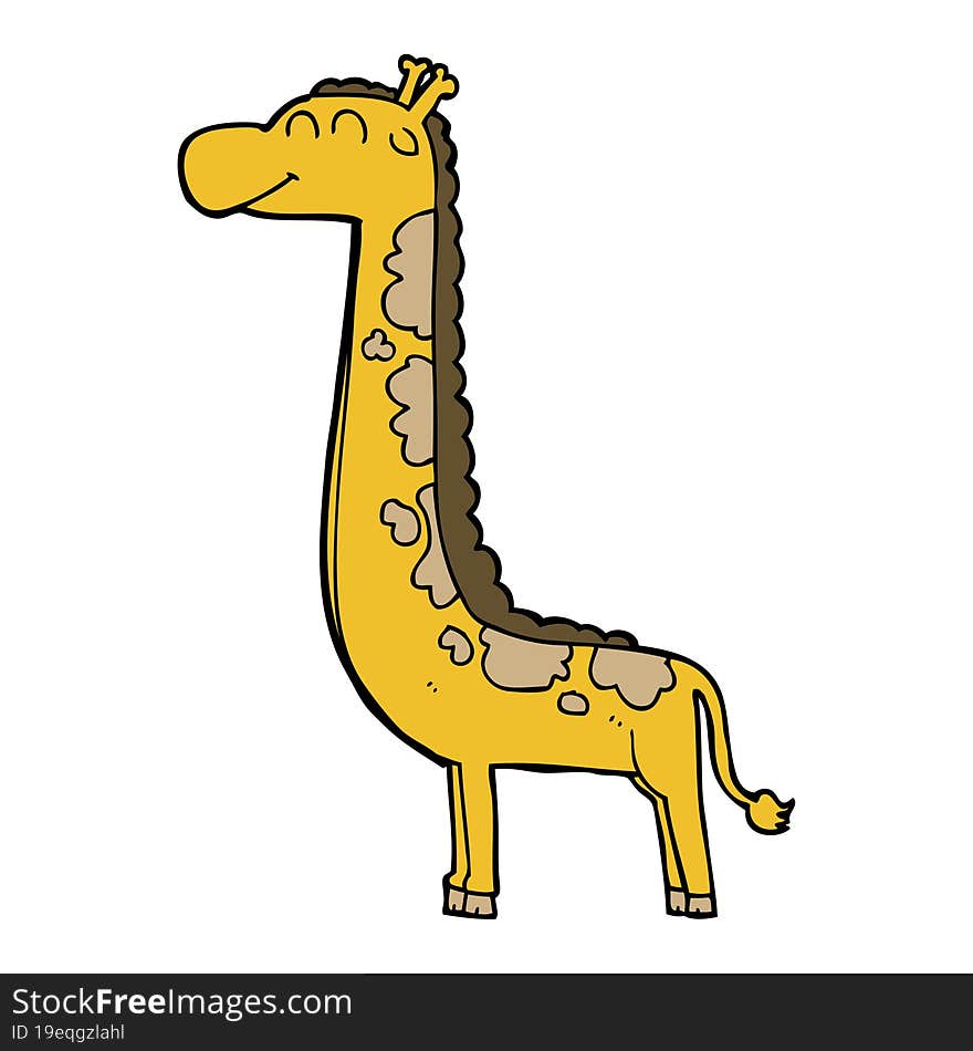 cartoon giraffe