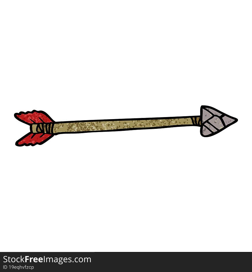 cartoon doodle arrow