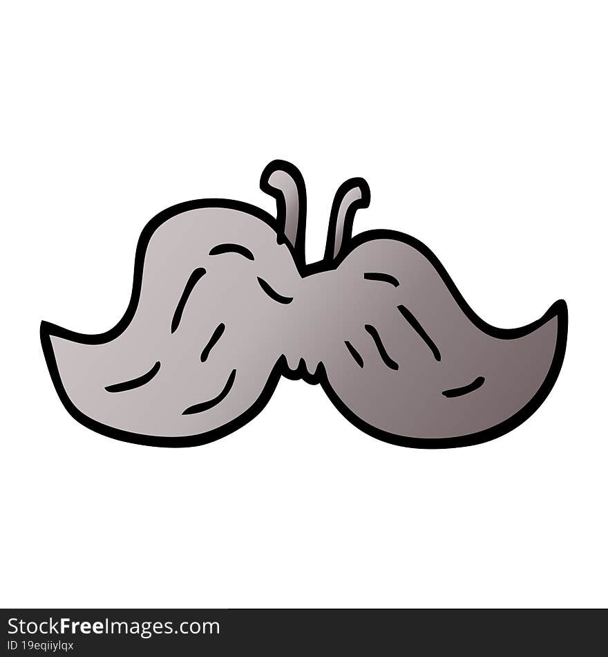 Cartoon Doodle Of A Mustache