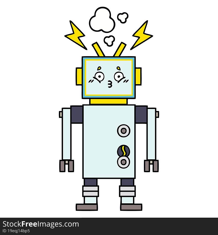 Cute Cartoon Robot