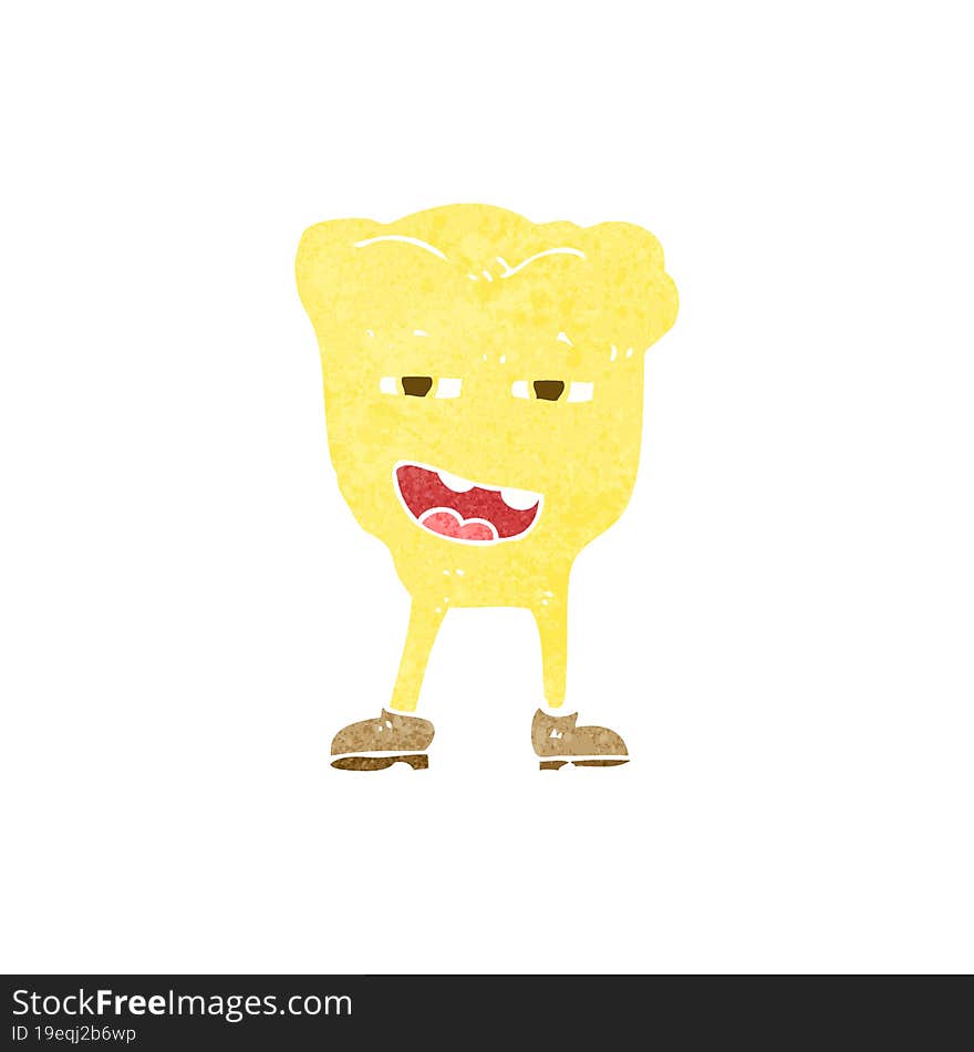 cartoon rotten tooth character