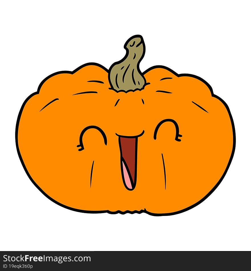 cartoon pumpkin. cartoon pumpkin