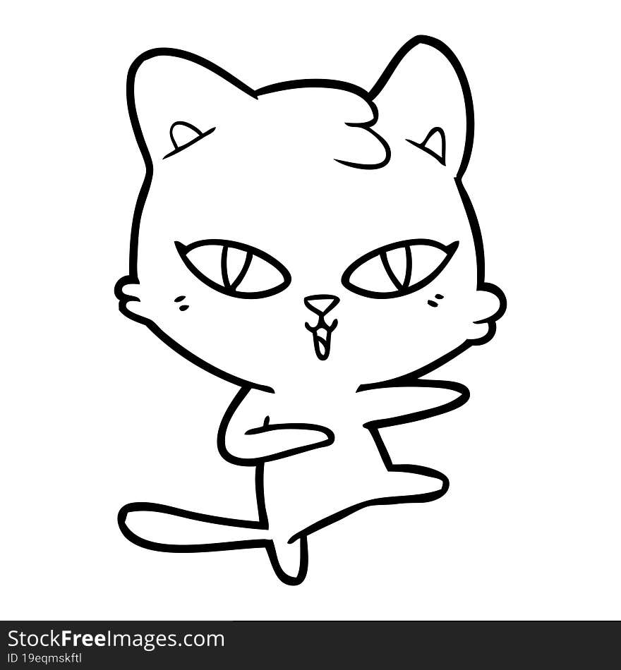 cartoon cat. cartoon cat