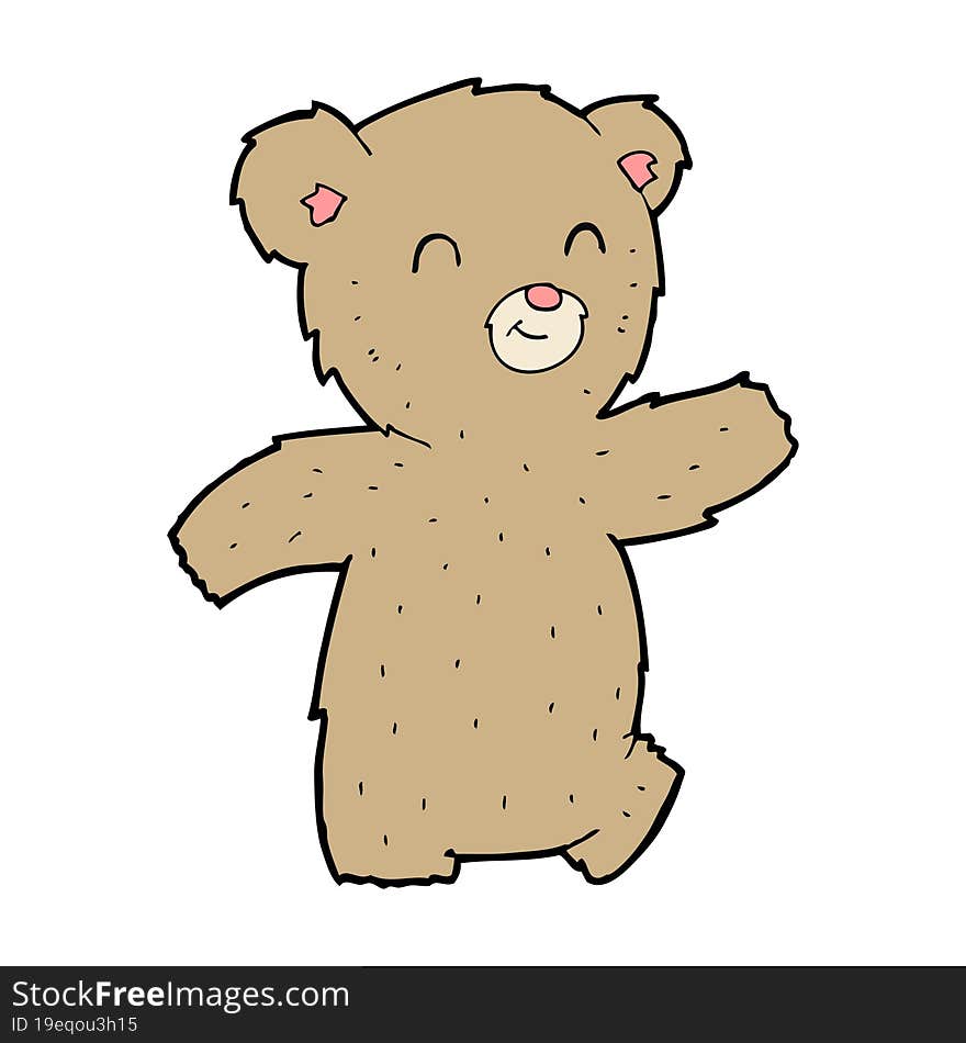 cartoon teddy bear