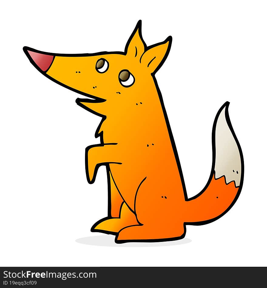 Cartoon Fox Cub