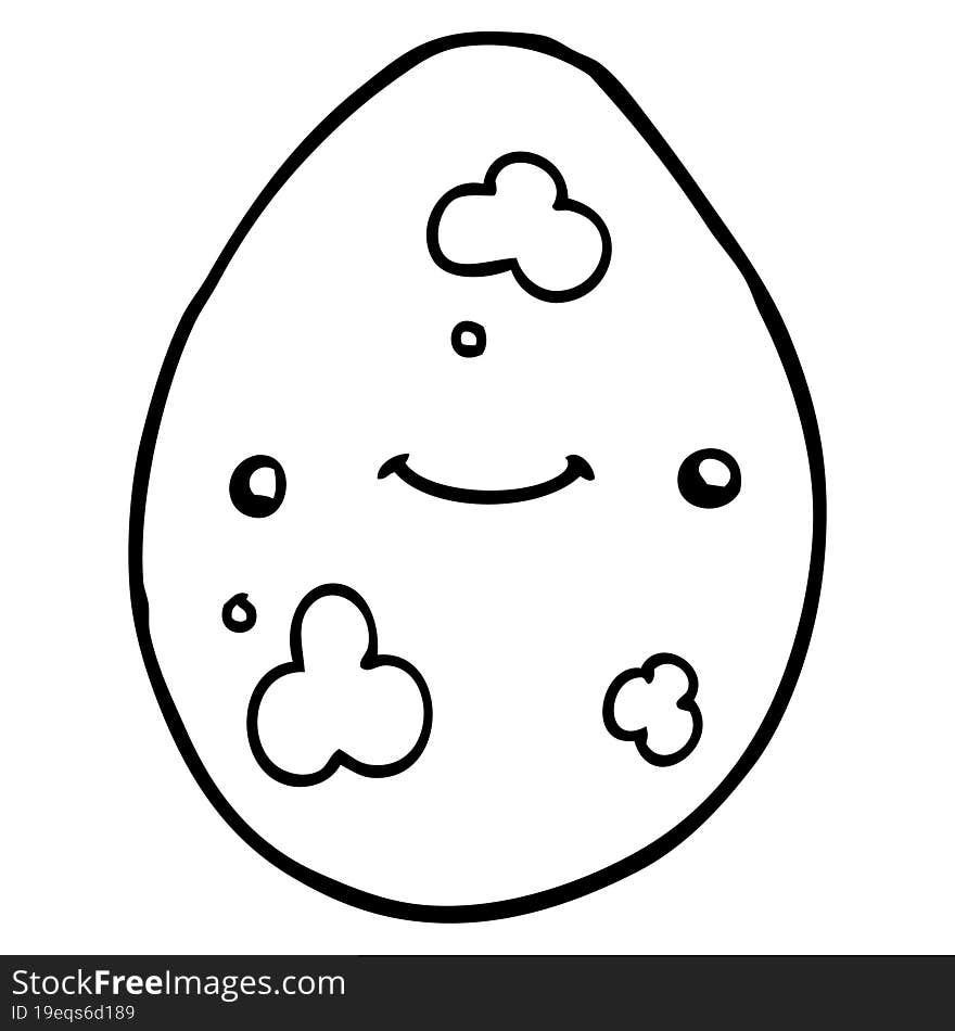 cartoon egg