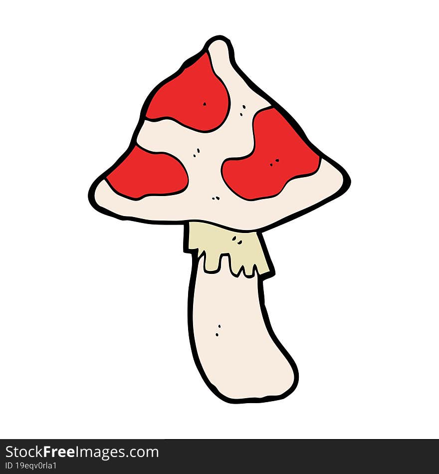 cartoon toadstool