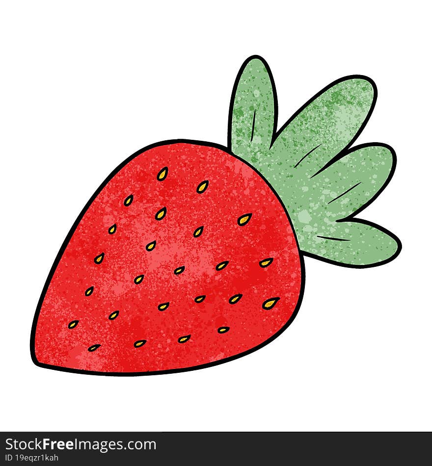 cartoon strawberry. cartoon strawberry