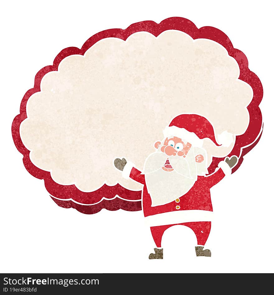 cartoon santa claus