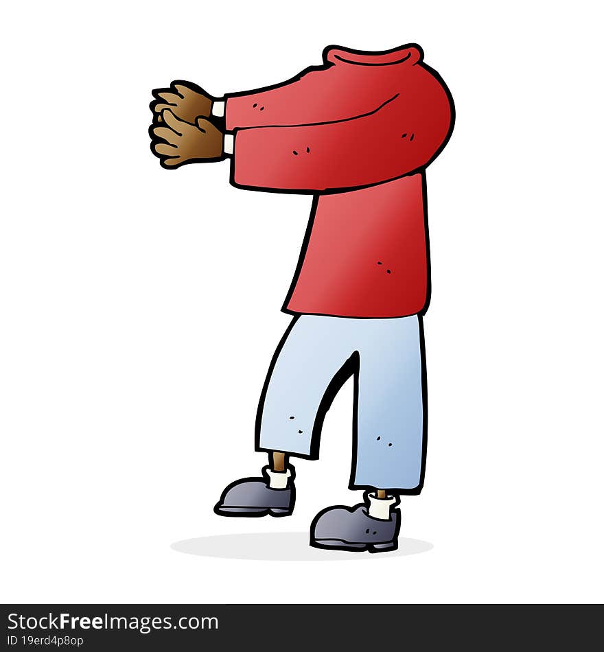 cartoon headless body (mix and match cartoons or add own photo