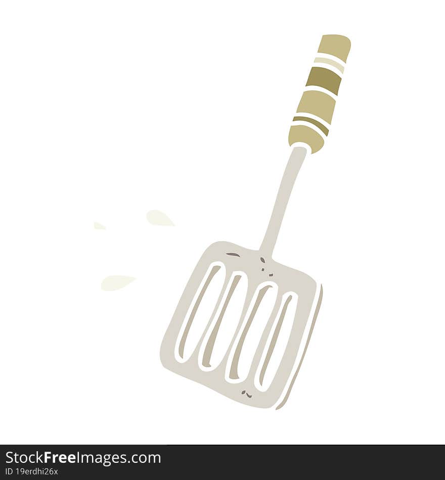 flat color style cartoon kitchen spatula tool