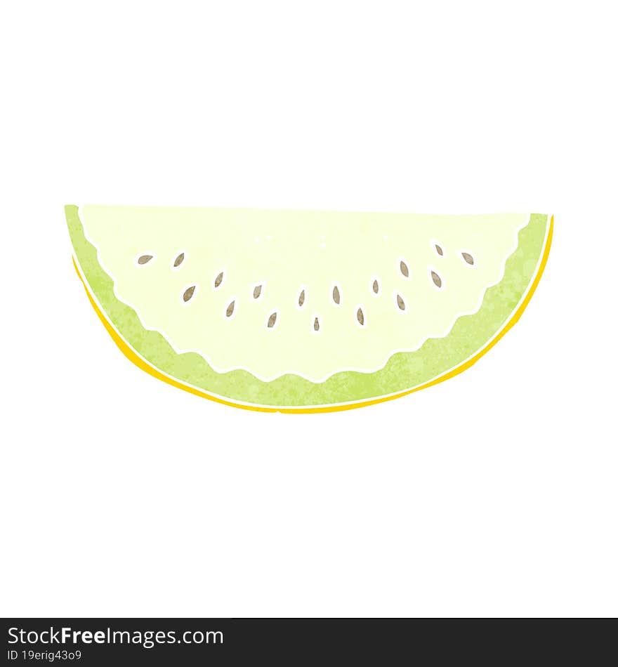 cartoon melon slice