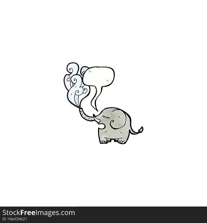 cartoon elephant