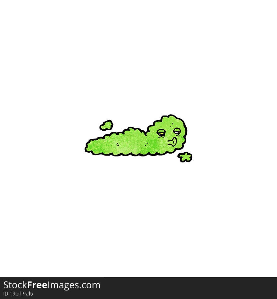 floating smell cartoon character