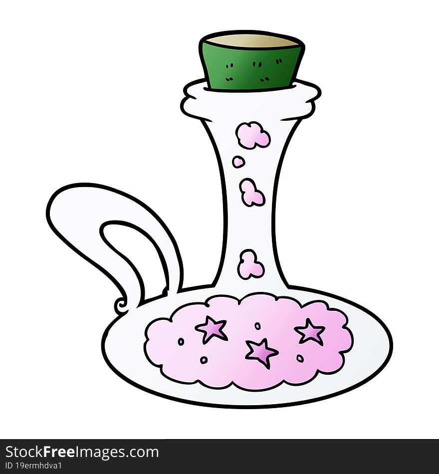 cartoon magic potion. cartoon magic potion