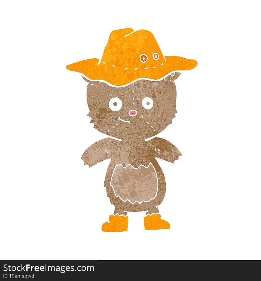 cartoon bear in hat