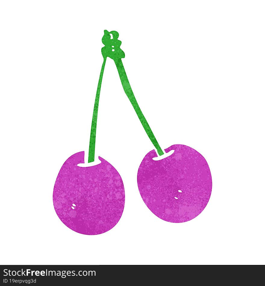 cartoon cherries