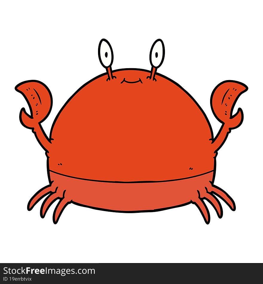 cartoon crab. cartoon crab