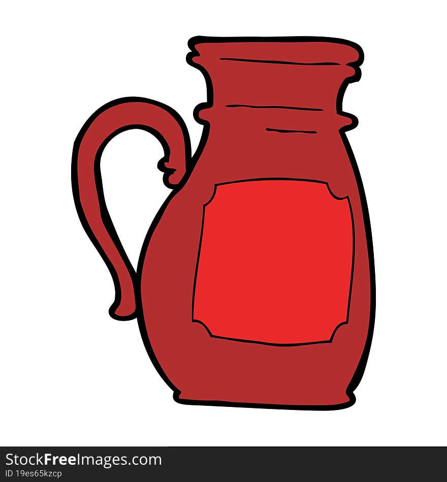 Cartoon Jug