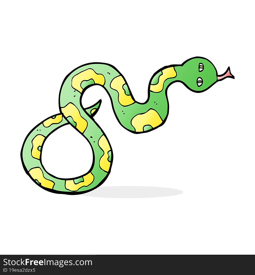 cartoon snake