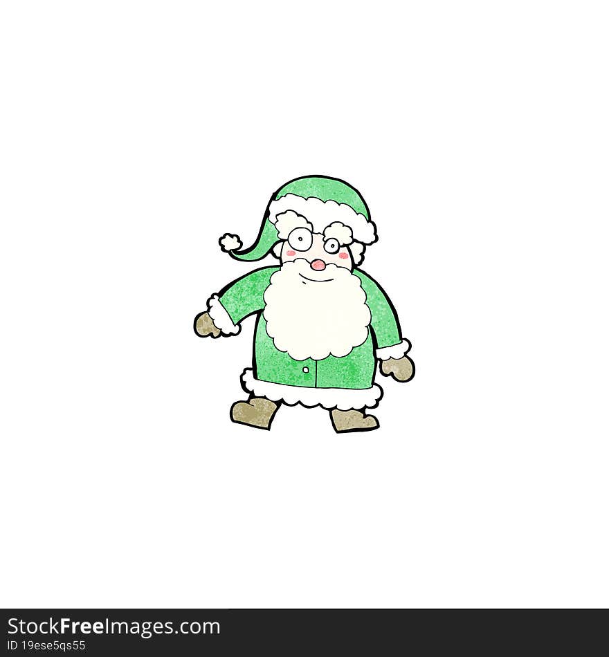 cartoon santa claus