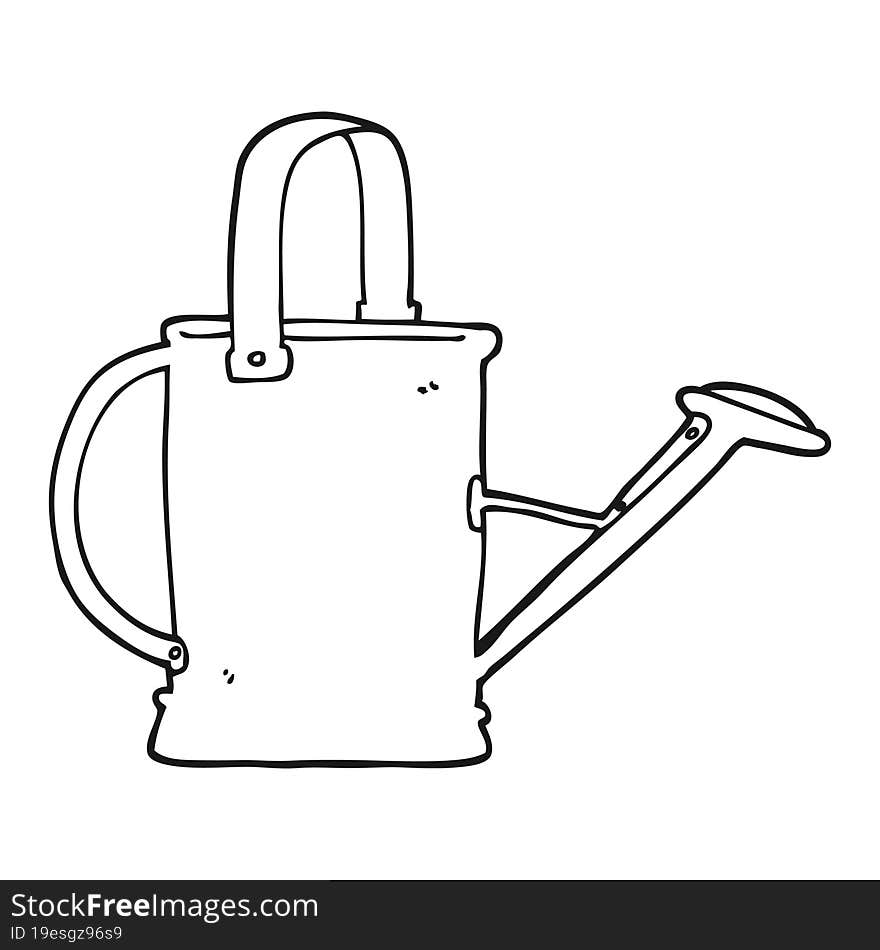 Cartoon Watering Can