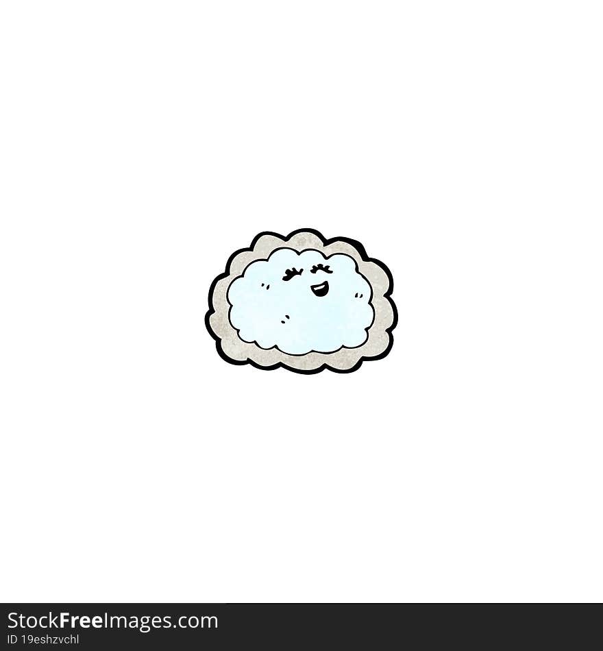 cloud with silver lining cartoon