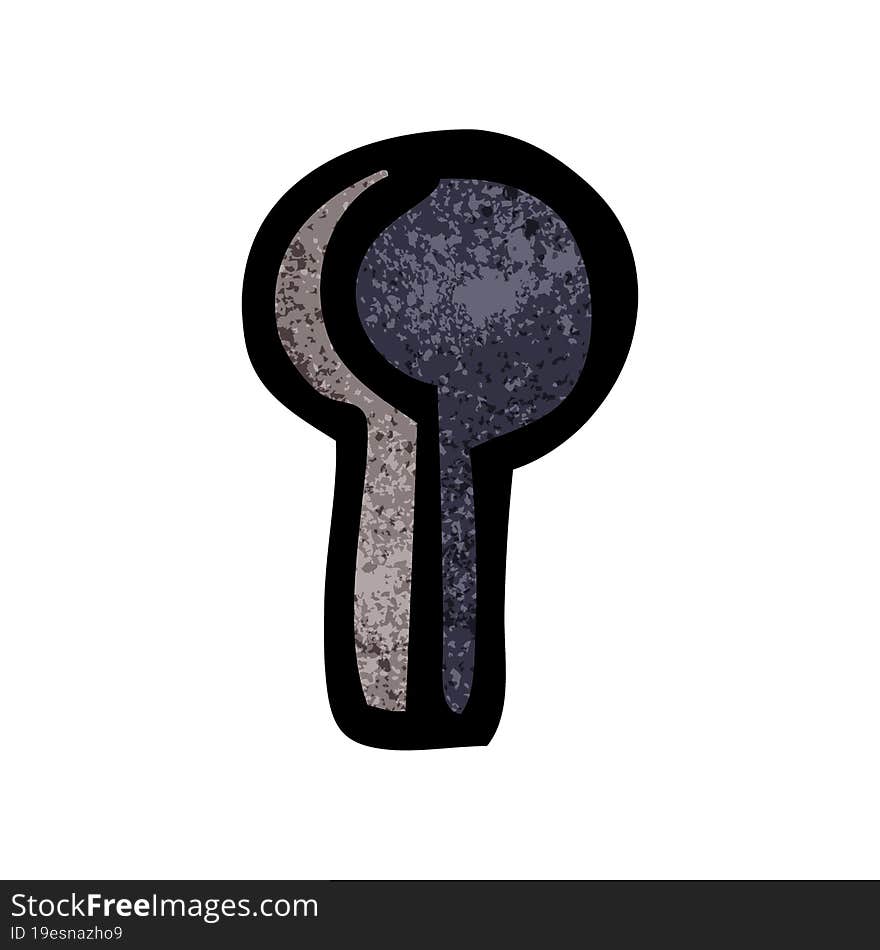 cartoon doodle key hole