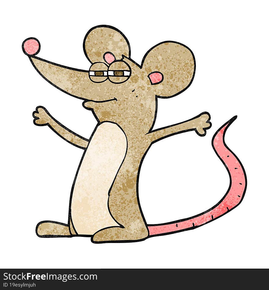 Textured Cartoon Mouse