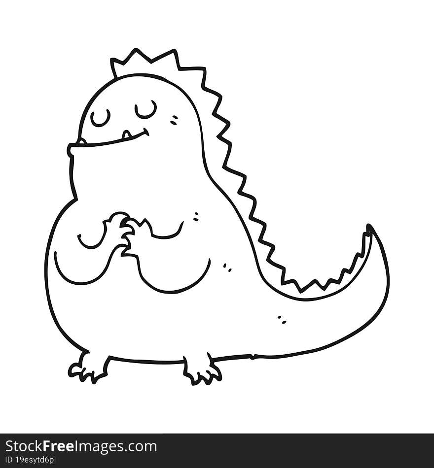 cartoon dinosaur