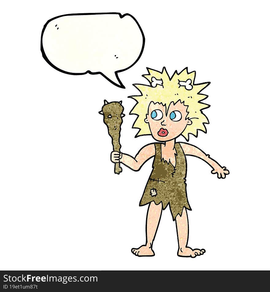 texture speech bubble cartoon cave woman