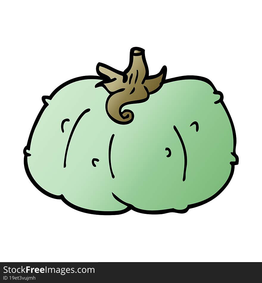 cartoon doodle winter squash