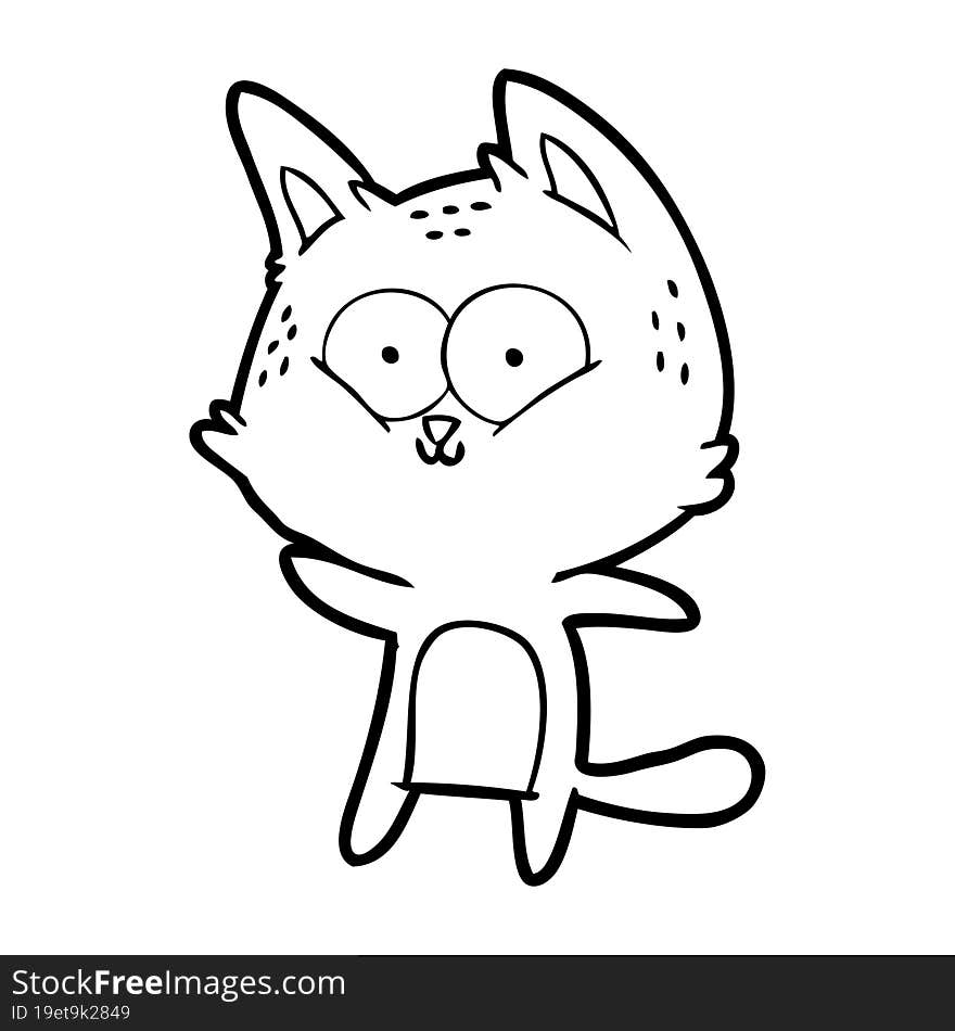 cartoon cat. cartoon cat